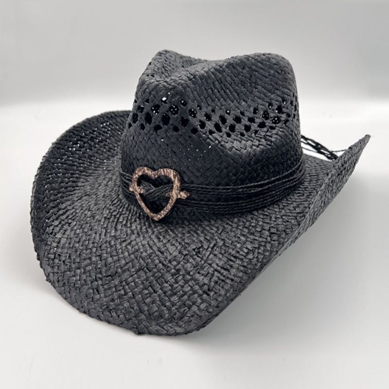 Fabbrica di cappelli di paglia da cowgirl personalizzati