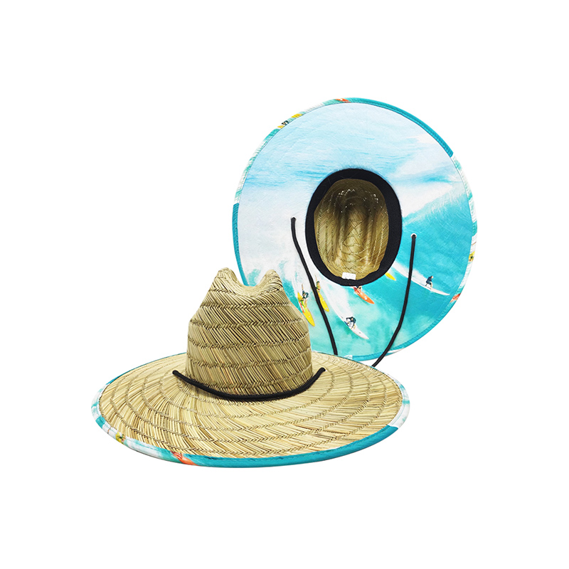 Cappello di paglia da surf da uomo