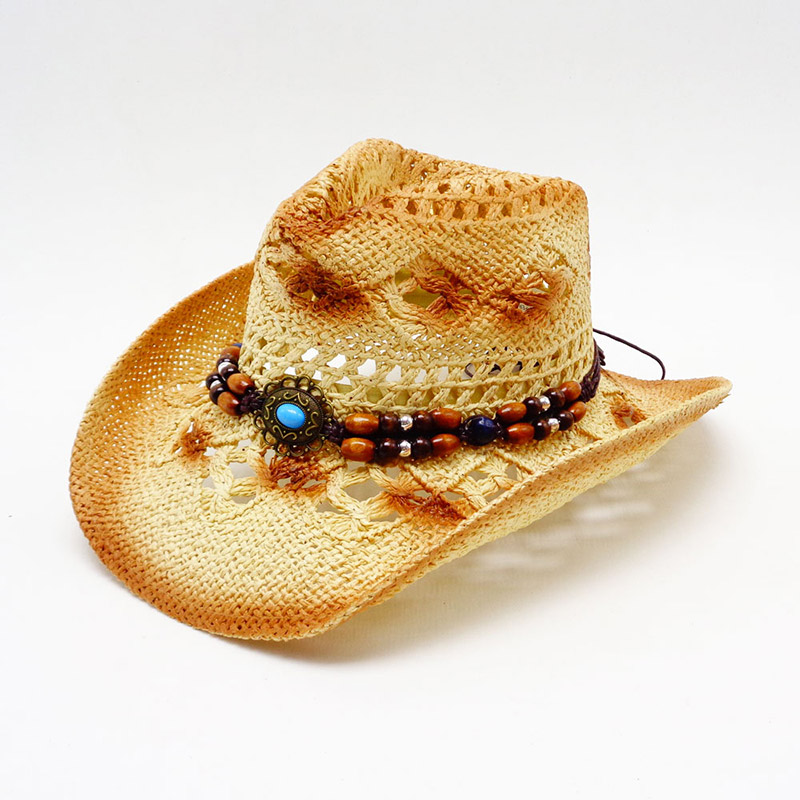 Cappello da cowboy da donna in paglia di carta