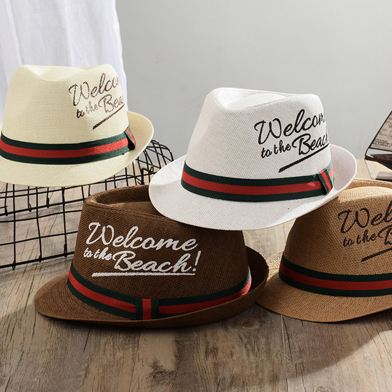 Promozione Evento Regalo Fedora Cappello di Paglia con Logo Personalizzato