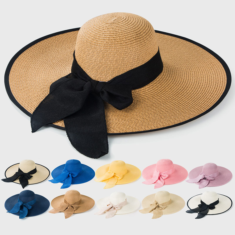 Cappello di paglia da donna regolabile Summer Beach