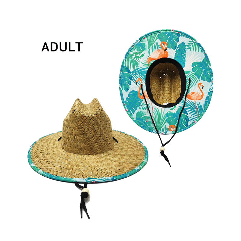 Cappello di paglia tropicale da donna